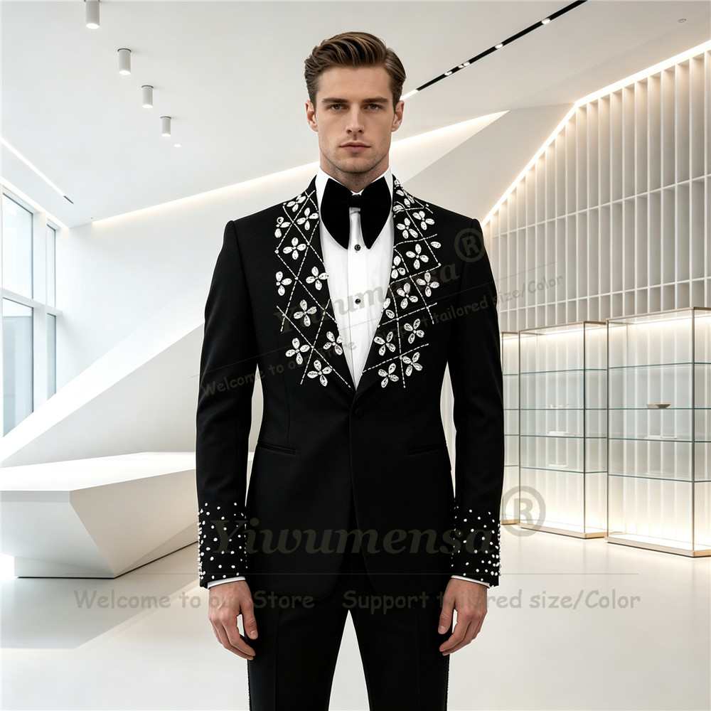 Metallic Jewelry Ornament Suit - đánh giá và giá Men'S Formal Wear Jewelry