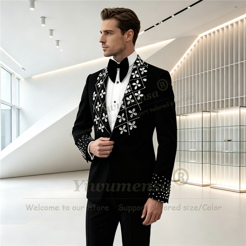 Metallic Jewelry Ornament Suit - đánh giá và giá Men'S Formal Wear Jewelry