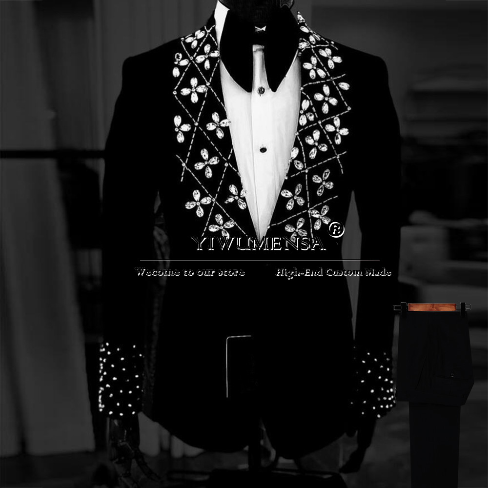 Metallic Jewelry Ornament Suit - đánh giá và giá Men'S Formal Wear Jewelry