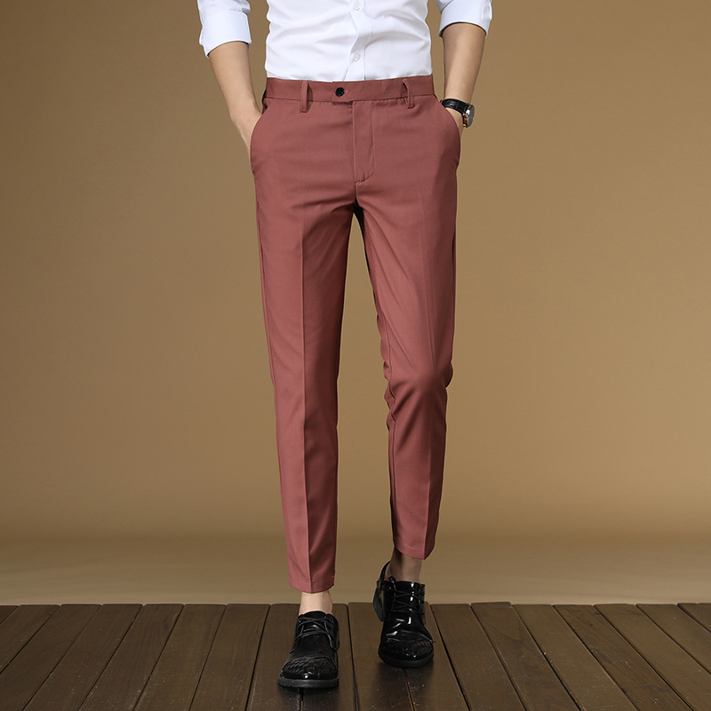 Bộ Đồ Mùa Hè Quần Áo Đỏ Quần K - đánh giá và giá Men Formal Wear Office