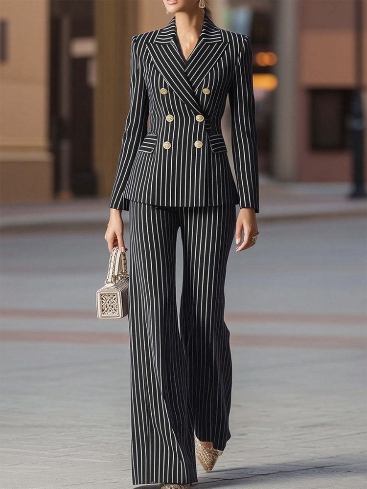 Women Striped Female Business  - đánh giá và giá Men'S Formal Wear In Winter