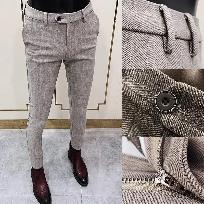 Autumn Winter Thickened Woolen - đánh giá và giá Men'S Formal Wear In Winter