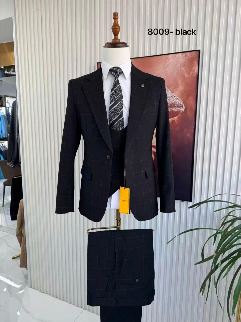 Men's Plaid Tuxedo 3 Pieces Ja - đánh giá và giá Men Formal Wear Office