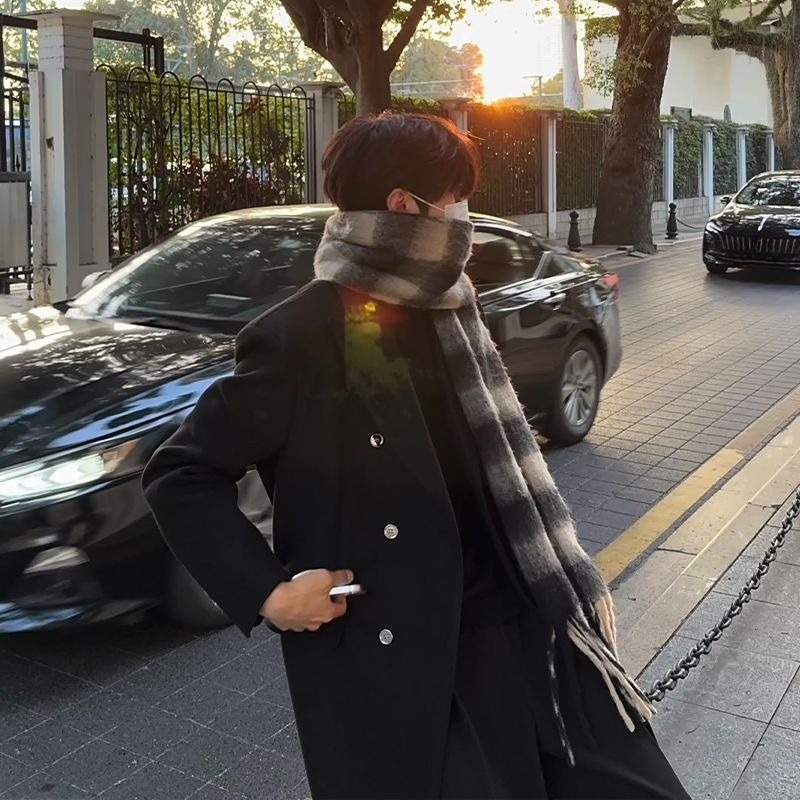 Korean Inspired Men's Wool Ove - đánh giá và giá Men'S Formal Wear In Winter