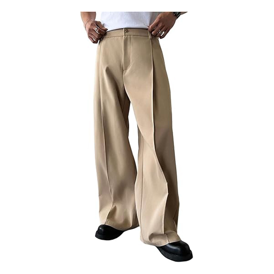 Men's Solid Color Straight Leg - đánh giá và giá Young Men Formal Wear