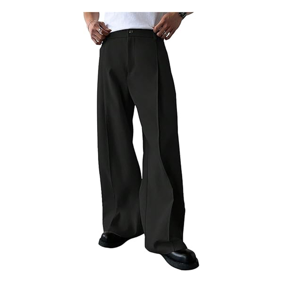 Men's Solid Color Straight Leg - đánh giá và giá Young Men Formal Wear