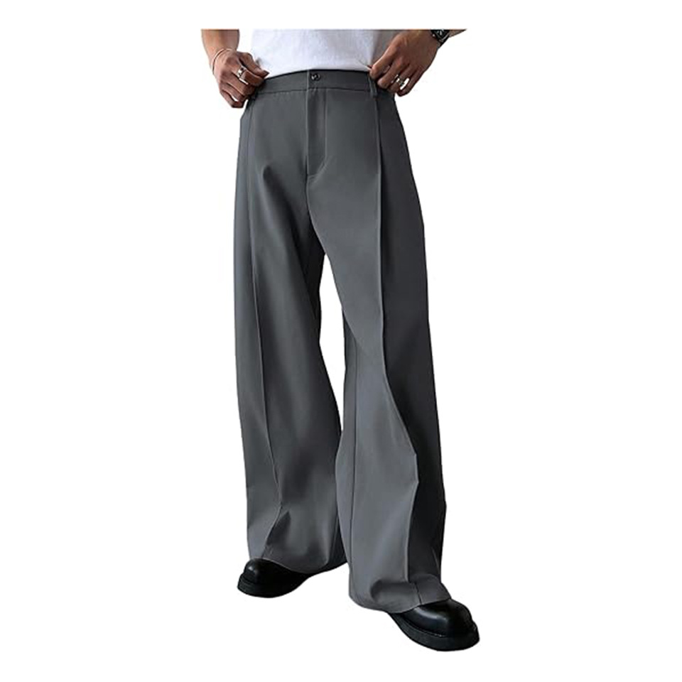 Men's Solid Color Straight Leg - đánh giá và giá Young Men Formal Wear