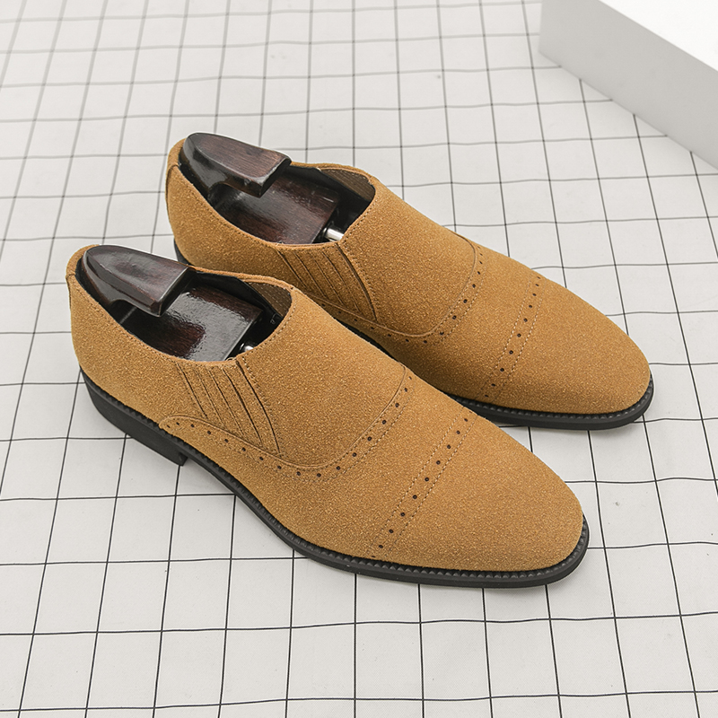 Retro Men Loafers Black Yellow - đánh giá và giá Formal Wear For Men Yellow
