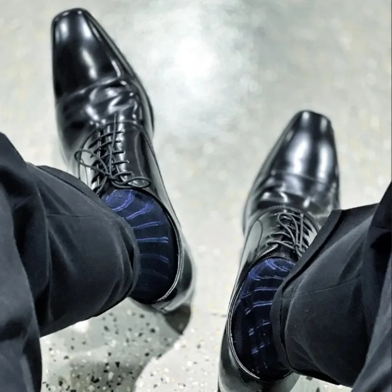 Men Striped Socks Man Ultra Th - đánh giá và giá Young Men Formal Wear