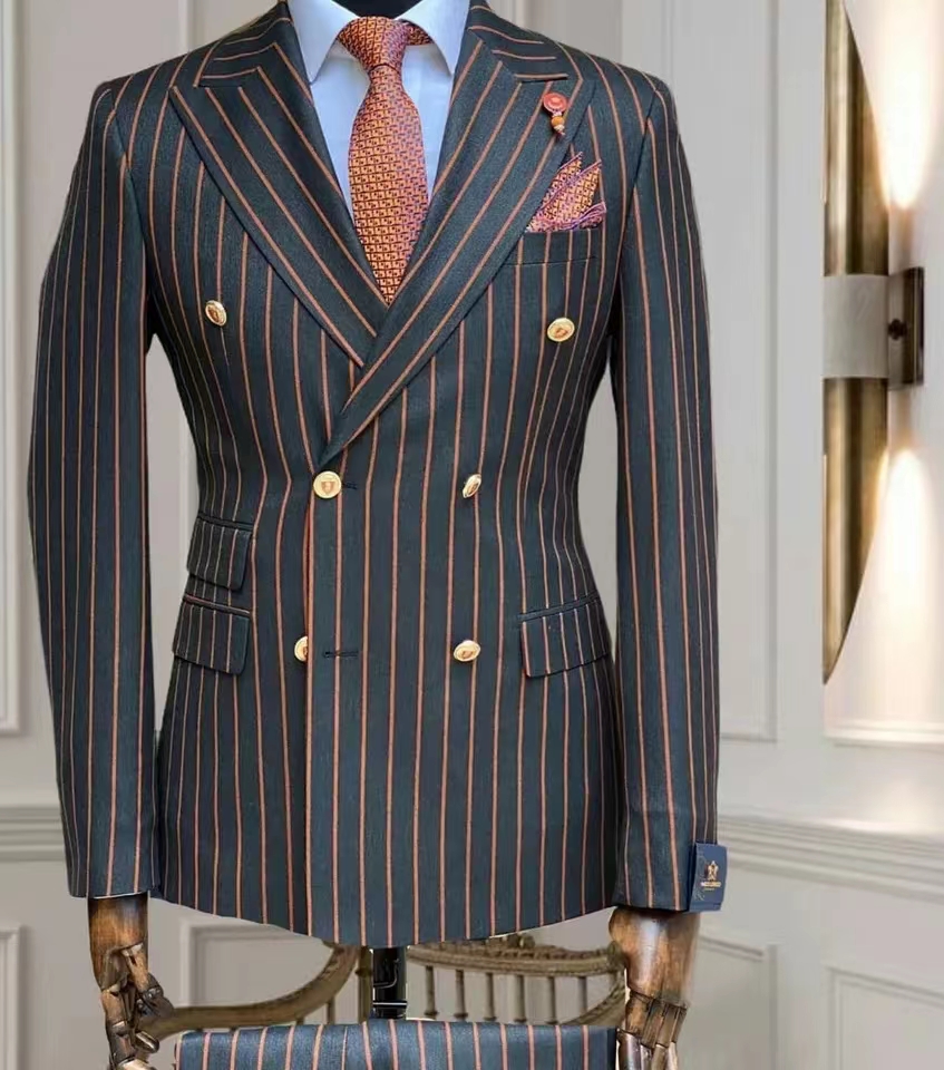 Allingentle Men's Suits Stripe - đánh giá và giá Young Men Formal Wear