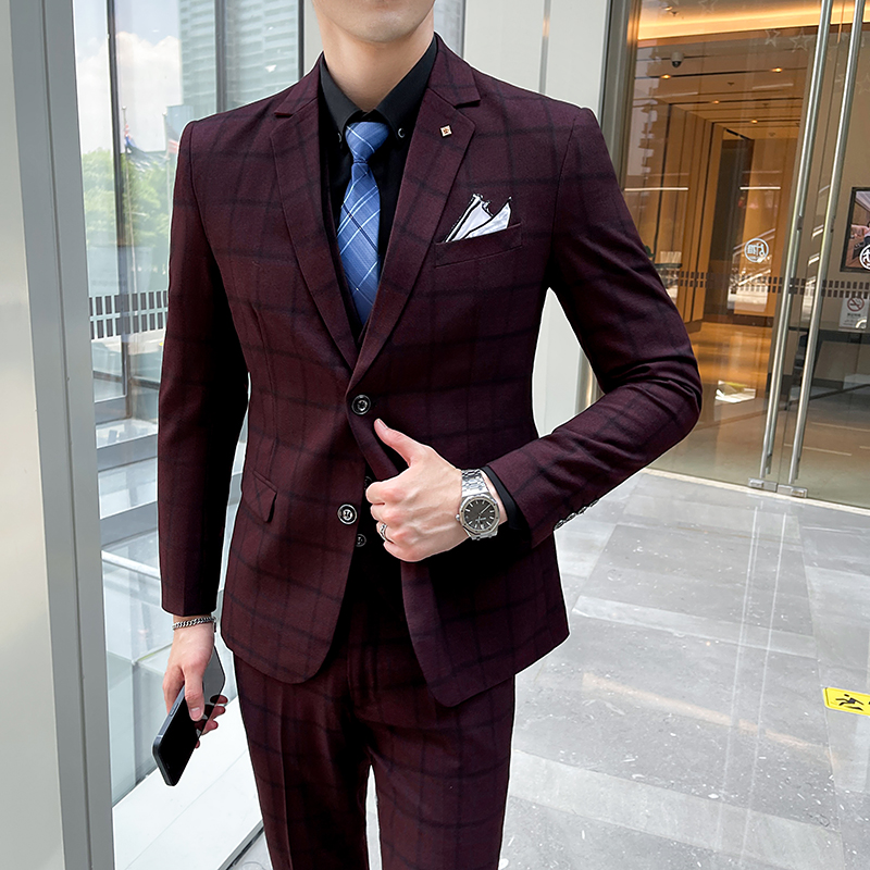 Men's 3-Piece Suit Set Stylish - đánh giá và giá Men'S Formal Wear Waistcoat