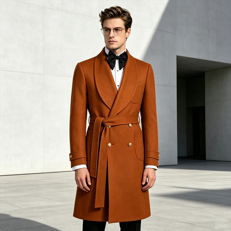 Luxury Men Wool Blend Overcoat - đánh giá và giá Men'S Formal Wear In Winter